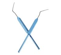 Ciieeo Herramientas de Apicultor 2 Pcs Aguja de Transferencia de Abejas con Mango de Aluminio Azul para Cría de Reinas, Equipo de Apicultura Preciso para Mover Colmenas y Suministros