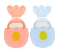 Ciieeo Hojas de Jabón Desechables Portátiles para Manos 2 Pcs (rosa y Azul), Papel Espumoso para Viajes y Camping, Jabón de Papel Compacto para Limpieza Efectiva en Exteriores y Uso