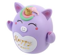 Ciieeo Hucha de Unicornio Capacidad Amplia para Ahorro de Monedas y Billetes, Decorativa para Escritorio y Habitaciones en Año