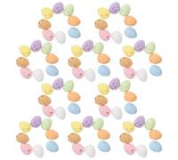 Ciieeo Huevos de Pascua de Espuma Miniatura 2,5 Cm, Paquete de 100 Unidades, Decoración DIY para Fiestas y Centros de Mesa, Adornos Coloridos para Canastas y Eventos Festivos