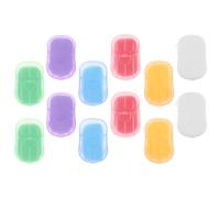 Ciieeo Jabón de Viaje 12 Cajas Hojas de Jabón Portátil para Manos para Exteriores Camping y Senderismo Seis Aromas Rosas Jazmín Leche Artemisa Naranja