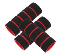 Ciieeo Juego de 3 Fundas de Espuma Antideslizantes para Barras de Dominadas Protectores Acolchados de 100 MM Negro y Rojo Compatibles Marcos de Puertas para Entrenamiento Casa y