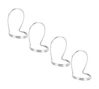 Ciieeo Juego de 4 Púas de Dedo Huecas de Metal para Banjo y Guitarra Acústica, Incluye 1 Pulgar y 3 Índice, Color Plateado, Accesorios para Interpretación Musical y Técnicas Variadas