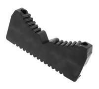 Ciieeo Juego de Accesorios para Escaleras de Casa Fijación Antideslizante de Goma para Postes de Escalera Cubierta Protectora Negra de Aluminio de 25 Cm Compatible Telescópicas y Rectas