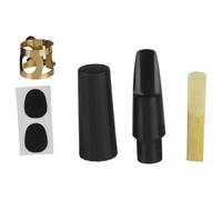 Ciieeo Juego de Accesorios para Saxofón Tenor Boquilla, Capuchón y Almohadilla de Silicona Ecológica, Diseño Creativo Resistente y Portátil Color Aleatorio