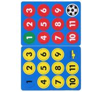 Ciieeo Juego de Piezas Magnéticas para Pizarra de Fútbol, Imanes Intercambiables Compactos para Entrenamiento de Equipos, Accesorio Portátil para Planificación Deportiva de Fútbol