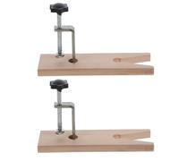 Ciieeo Kit de 2 Mini Mordazas Portátiles para Banco de Trabajo - de Mesa de Joyero con Ranura en V para El Hogar, para Procesamiento de Joyas Y Proyectos de Carpintería