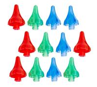 Ciieeo Kit de Lavado de Oídos 12 Piezas, Boquillas Reutilizables de Microaspersión, Accesorios de Limpieza de Cerumen en Colores Verde, Azul y Rojo, Control de Flujo Seguro, para Uso