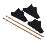 Ciieeo Kit de Limpieza para Flauta Varillas de Arce 2 Piezas y 3 Paños de Algodón para Interior, Accesorio Indispensable para Mantenimiento de Instrumentos de Viento y Uso Escolar