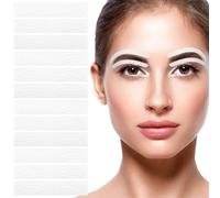 Ciieeo Kit de Plantillas para Desechables de Papel Blanco, Fácil de Usar y Ligero, Adecuado para Brow Shaping, Incluye 12 Hojas