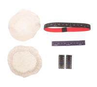 Ciieeo Kit de Reemplazo de Frasco para Iniciador de Masa Madre, 1 Juego de Cubiertas de Tela Transpirables, Tiras Adhesivas para Termómetro Y Bandas Elásticas para Seguimiento de Fechas para