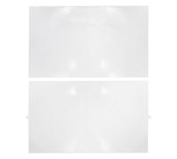 Ciieeo Lente Fresnel para Proyector de 90x140mm Alta Transmisión y Imagen en Alta Definición para Experimentos Ópticos, Material Acrílico Pmma, Pack de 2 Piezas