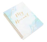 Ciieeo Libro de Registro de Chequeras Grande Marmoleado Rosa Claro, Cuaderno de Gestión Financiera Diseño Práctico, Organizadores de Registros y Rastreador de Divisas para Uso Personal