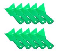 Ciieeo Llana de Esquina para Paneles de Yeso 10 Piezas, Herramienta Manual de Acero Inoxidable Verde para Esquinas Interiores y Exteriores, Adecuado para Albañilería y Construcción