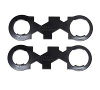 Ciieeo Llave para Válvulas de Carrete de Ducha y Grifo 35mm y 40mm, Herramienta Multifuncional de Acero Resistente, 2 Piezas, Accesorios de Baño para Reparación y Mantenimiento