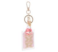 Ciieeo Llavero Japonés Amuleto de Gato Suerte Rosa, Colgante de Bolsa de Bendición Omamori, Decoración Festiva para Llaves y Bolsos, Accesorio Tradicional Japonés para Obsequio