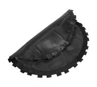 Ciieeo Lona de Salto Redonda para Trampolín de 38 Pulgadas 075 M de Diámetro 32 Anillos Lona de Repuesto Negra Resistente a Rayos UV para Trampolines Infantiles de Exterior