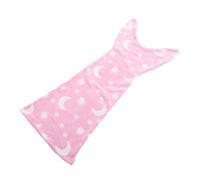 Ciieeo Luminosa de Sirena para Portátil Fosforescente de Forro Polar Saco de Dormir Cómodo para Noches Acogedoras Cuentos y Fiestas de Cumpleaños