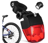 Ciieeo Luz Trasera para Bicicleta Negra 555X355X28 MM Material Plástico Reflector Ajustable Fijación Segura Resistente Intemperie para Ciclismo Nocturno y Accesorios Bicicleta