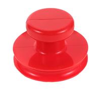 Ciieeo Mango de Succión para Cuenco Tibetano Rojo, Accesorio Portátil de Caucho Ventosa para Estabilizar Cuencos Cantores en Ceremonias y Meditaciones, Herramienta de Elevación