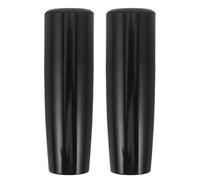 Ciieeo Mango para Tenedor de Barbacoa Aislado Térmico Negro M8*90 de Resina Fenólica, 2 Piezas Repuesto para Utensilios de Asar al Aire Libre, Accesorio Compatible para Parrilla de