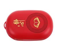 Ciieeo Máquina de Oración Cánticos, Dispositivo de Canto de Buda, Reproductor de Cánticos Budistas de Plástico Rojo, Batería, para Personas Mayores, en Casa Llevar