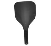 Ciieeo Mascarilla Protectora para Corte de Pelo Mango, Escudo Facial Negro contra Salpicaduras de Laca Cabello, Cubierta Plástica para Peluquería y Cuidado Profesional del Cabello