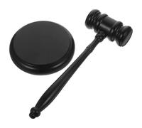 Ciieeo Mazo de Juez de Madera de Haya Lacada 42mm X 90mm Base, Martillo Corte para Subastas y Uso Judicial, Herramienta Multifunción para Abogado y Juzgado