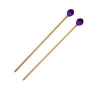 Ciieeo Mazos Profesionales de Percusión para Marimba y Xilófono, Par de 2 Piezas Cabezas Moradas Intermedias, Ideales para Estudiantes y Músicos en Formación