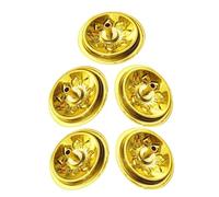 Ciieeo Mecha Flotante para Lámpara De Aceite Retro 4 Cm, Soporte De Aluminio, Accesorio para Lámparas De Mesa y Templos, Kit De 5 Piezas para Meditación y Uso Decorativo