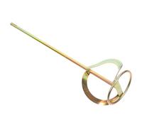 Ciieeo Mezcladora de Cemento Acero al Carbono Varilla Mezcladora Doble S para Taladro Accesorio Paleta para Pintura y Mortero Herramienta Compacta para Obras y Jardinería