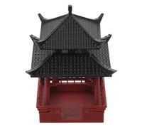 Ciieeo Miniature Pavilion Figurine Japanese-Chinese Zen Garden Ornament For Aquarium Fish Tanks Micro Landscape and Fairy Garden Decoration