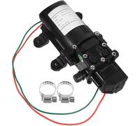 Ciieeo Minibomba de Diafragma Eléctrica 12v 70W Negra Bomba de Agua Autocebante de Alta Presión para Pulverización Limpieza y Sistemas de Flujo Pequeño Bomba Pulverizadora Compacta