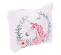 Ciieeo Monedero Pequeño de Unicornio para Niña Diseño Encantador, Portátil Cremallera, Fabricado en PVC y Tejido, Adecuado para Viajes y Uso Diario
