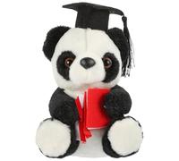 Ciieeo Muñeco de Peluche de Panda para Graduación con Birrete Doctoral, Adorable Juguete para Graduación, Decoración para Fiestas, Adorno de Recuerdo, Suave Animal de Peluche.