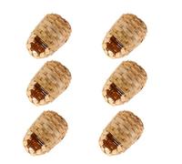 Ciieeo Nidos de Pájaros para Exterior Hechos a Mano Nido Decorativo de Bambú Natural con Gancho para Colgar Tamaño 10x7x12 Cm Transpirable para Jardín y Refugio para Aves Pequeñas