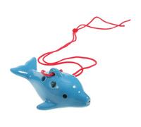 Ciieeo Ocarina de Cerámica Azul Claro de 6 Agujeros para Principiantes Instrumento de Viento Portátil Tipo Alto Mini Ocarina para Estudiantes y Práctica Musical