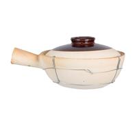 Ciieeo Olla Alta Resistencia al Calor para Cocinar de Barro Tradicional Distribución Uniforme de Calor y Adecuado para Reuniones Familiares y Fiestas