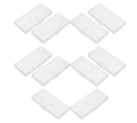 Ciieeo Organizador Portátil para Cepillos Interdentales de Plástico Transparente, Estuche Rectangular para 12 Cepillos, Diseño Compacto para Cuidado Bucal en Viaje y Uso Diario