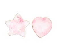Ciieeo Paletas de Uñas de Resina 2 Piezas Tamaño Mediano para Exhibición y Mezcla de Colores Manicura Artística, Práctica para Profesionales y Aficionados en Salones y Bricolaje