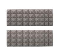 Ciieeo Paneles Acústicos de Poliuretano en Forma de Pirámide 12piezas para Reducción de Ruido y Absorción Sonora Superficie Decorativa Adecuado para Estudio y Grabación