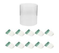 Ciieeo Pantalla de Repuesto para Lámpara de Gas para Exteriores Cubierta Grande Resistente al Calor Manto Verde 10 Piezas para Linterna de Camping y Senderismo