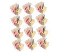 Ciieeo Paquete de 36 Cajas de Palomitas de Maíz para La Noche del Cine Bandejas para Aperitivos para Fiestas de Películas Soporte para Patatas Fritas para Niños Y Niñas