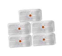 Ciieeo Paquete De Gel De Sílice Desecante Reutilizable De 40 Gramos, 5 Piezas, Caja De Aluminio Naranja Que Cambia De Color, Para Protección Contra Humedad Cajas Fuertes, Cámara y Almacenamiento