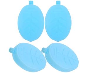 Ciieeo Paquetes de Hielo Reutilizables para Enfriar 4 Unidades Tamaño Compacto, Bolsas de Gel para Ventilador Climatizador Portátil, Accesorios para Refrigeradores y Actividades