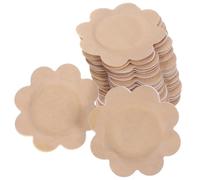 Ciieeo Parches de Tela Transpirables para Acupuntura, Adhesivos Vacíos de 30 Unidades, Diseño en Flor de 8 Pétalos Color Piel, Parches Pegajosos para Uso Diario y Terapias Alternativas