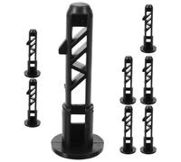 Ciieeo Pasadores de Bisagra para Cubo de Basura Exterior 120l, 8 Piezas de Plástico Resistente para Tapa de Cubo Ruedas, Accesorios de Repuesto para Botes de Basura y Reciclaje