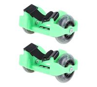 Ciieeo Patines Ajustables Ruedas Luminosas Verdes Zapatillas de Patinaje Outdoor Resistentes y Seguras Calzado Deportivo Infantil para Juegos al Aire Libre