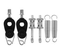 Ciieeo Pedal de Bombo Resorte Metálico, Juego de 2 Piezas para Batería Jazz y Rack, Tensor de Leva para Pedal Acción Precisa y, Accesorios de Batería Profesionales