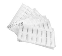 Ciieeo Pegatinas Adhesivas de Pvc para Botellas de Champú y Gel de Ducha, 20 Hojas para Viaje y Baño, Compactas y Fáciles de Llevar para Evitar Confusiones